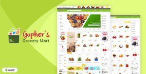 Gopher Grocery Store Shopify Theme Free 