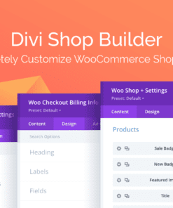 Divi Shop Builder For WooCommerce