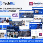 Techbiz - Multipurpose IT Solution & Business Consulting WordPress Theme