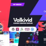 Valkivid - Content Creators WordPress Theme