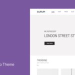 Aurum - Minimalist Shopping Theme
