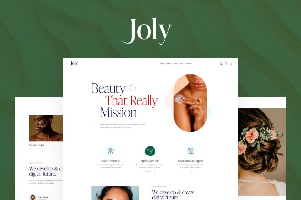 Joly - Hairdresser & Beauty Salon WordPress Theme