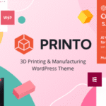 Printo - 3D Printing & Manufacturing WordPress Theme