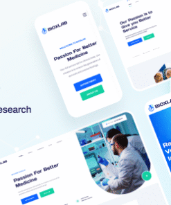 Bioxlab - Laboratory & Science Research WordPress Theme