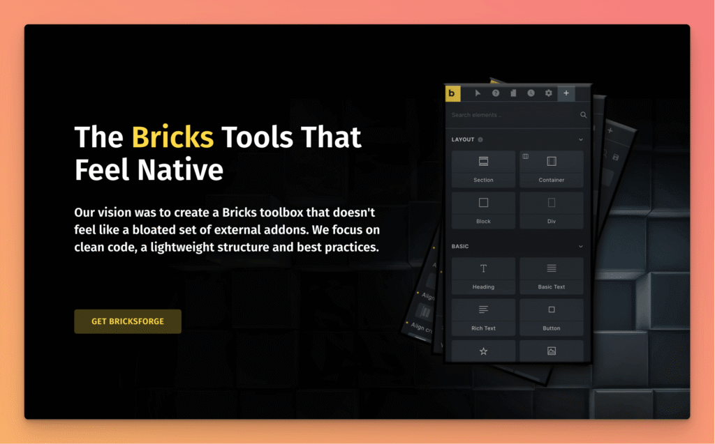 Bricksforge - The Bricks Tools that feel native