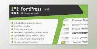 FontPress - Wordpress Font Manager