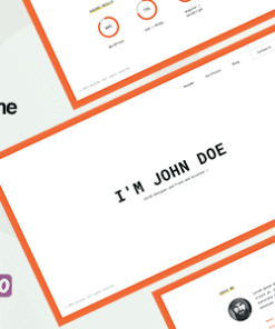 Glitche - CV WordPress Theme
