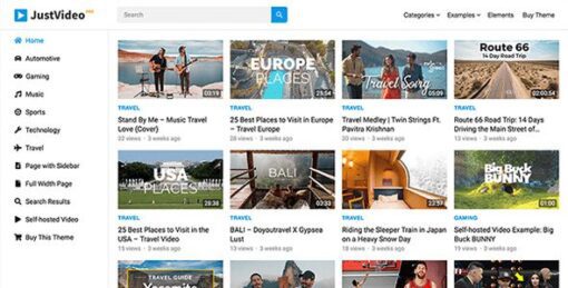 JustVideo Pro – WordPress Theme