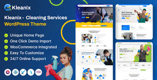 Kleanix - Cleaning Service WordPress Theme