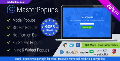 Master Popups - Popup Plugin for Lead Generation