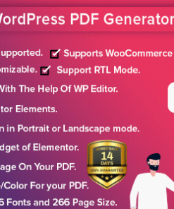 PDFMentor Pro - WordPress PDF Generator for Elementor