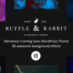 Rabbit - Elementor Coming Soon WordPress Theme