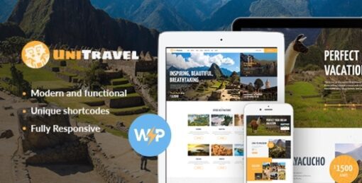 UniTravel - Travel Agency & Tourism Bureau WordPress Theme