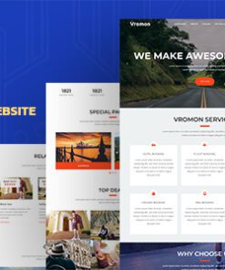 Vromon - Tour & Travel Agency WordPress Theme