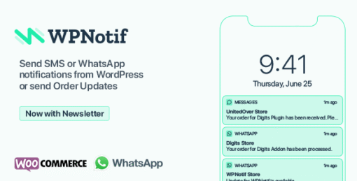 WPNotif - WordPress SMS & WhatsApp Notifications