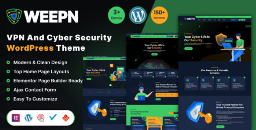 Weepn - VPN & Cloud Services WordPress Theme