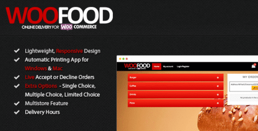 WooFood - Food Ordering Plugin (Delivery & Pickup) for WordPress