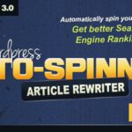 Wordpress Auto Spinner- Articles Rewriter