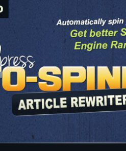 Wordpress Auto Spinner- Articles Rewriter