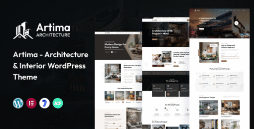 Artima - Modern Architecture & Interior WordPress Theme