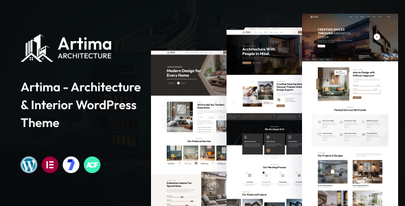 Artima - Modern Architecture & Interior WordPress Theme