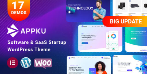 Appku - Landing Page WordPress Theme