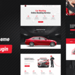 Aqualine - Car Washing Service with Booking System WordPress Theme