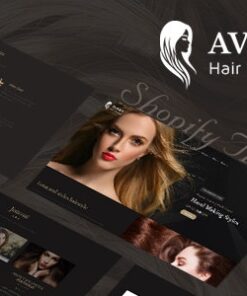 Avery Hair Wig Extension Shopify Theme
