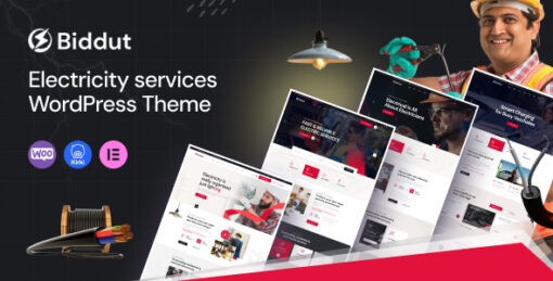 Biddut - Electricity Services WordPress Theme