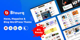 Btourq - WordPress News Magazine Theme