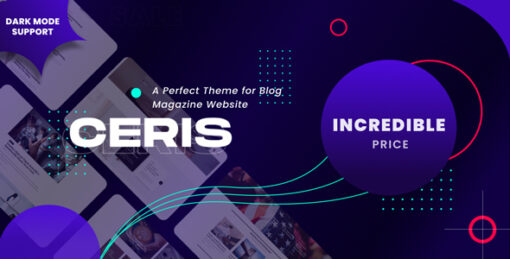 Ceris - Magazine & Blog WordPress Theme