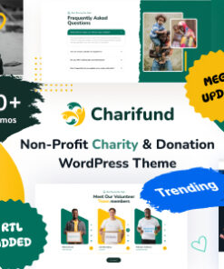 ChariFund - Charity & Donation Foundation WordPress Theme Multipurpose