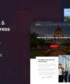 Cityvile – City Government & Municipal FSE WordPress Theme