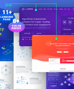 Cryptico - ICO Crypto Landing & Cryptocurrency Theme