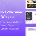 Curriculo - CV/Resume Builder Elementor Widgets