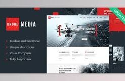 Drone Media - Aerial Photography & Videography WordPress Theme + RTL