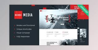 Drone Media - Aerial Photography & Videography WordPress Theme + RTL