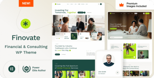 Finovate – Financial Advisors & Business Consulting WordPress Theme