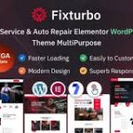 Fixturbo - Car Service & Auto Repair Elementor WordPress Theme MultiPurpose