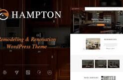 Hampton - Home Design and House Renovation WordPress Theme