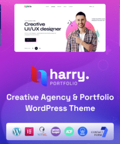 Harry - Creative Agency & Portfolio WordPress Theme + RTL