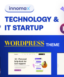 Innomax – Technology & IT Startup WordPress Theme