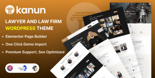 Kanun - Lawyer & Law Firm WordPress Theme