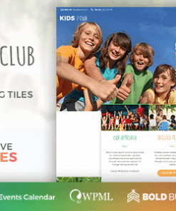 Kids Club - Kindergarten, School & Camp WordPress Theme