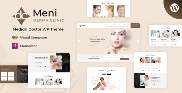 Meni - Health Care, Medical WordPress Theme