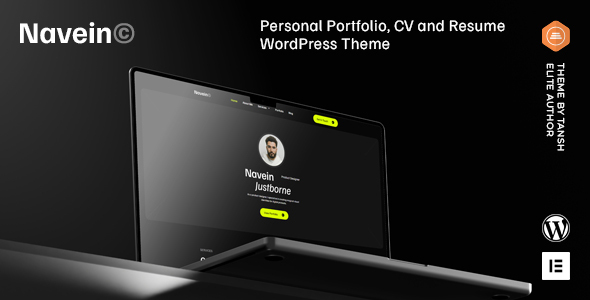 Navein - Personal Portfolio WordPress Theme