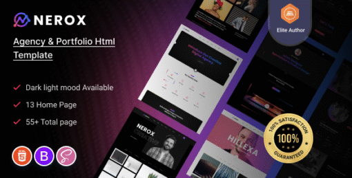 Nerox - Agency & Portfolio WordPress Theme