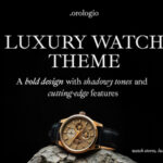 Orologio – Luxury Watch Store WordPress Theme