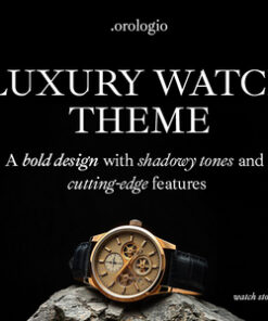 Orologio – Luxury Watch Store WordPress Theme