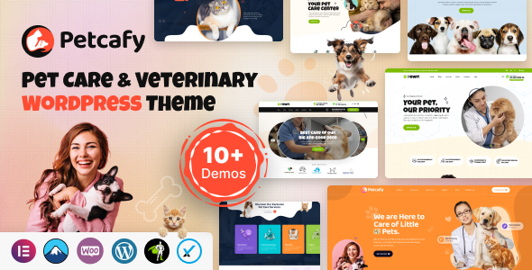 Petcafy - Pet Care & Veterinary WordPress Theme